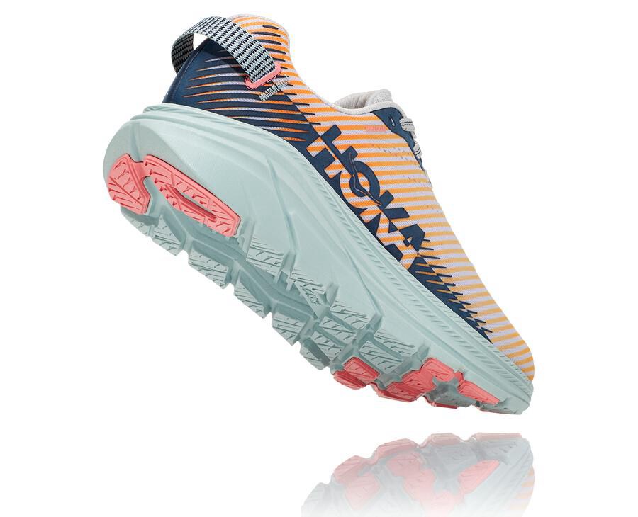 Tenis Hoka One One Feminino Pretas/Bege - Rincon 2 - 915-NWRJUG